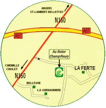Cailleau Herbio, adresse du domaine, Au Rutor Champfleury, Village de la Ferté, 49120 Chemillé-en-Anjou